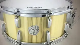 15x6.5 Poplar stave snare demo