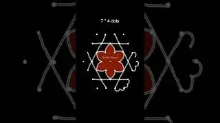Pulli Kolam for Beginners | Very Easy Step by Step Learning