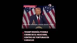 Trump insin&uacute;a posible cierre de El Helicoide, centro de Torturas en Caracas