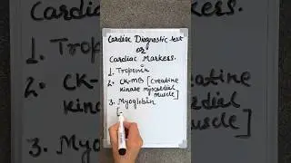Cardiac Markers 🤔 #cardiac #markers #heart #myoglobin #troponin #ckmb #test #bloodtest #cardiac