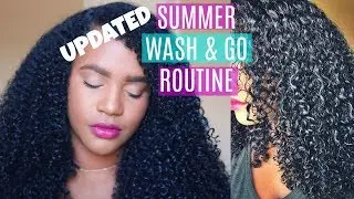 PERFECT Summer Wash & Go Routine | Natural Hair