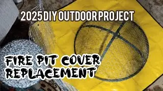 The Fire Pit Fix | Wire Cover Replacement #2025diyfalloutdoorproject