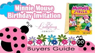 Minnie Mouse Birthday Invitation ★ DIY: Minnie Mouse Birthday Invitation