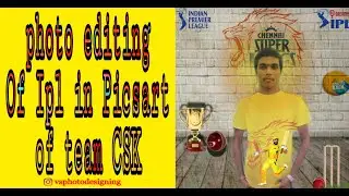 Csk ipl photo editing in picsart tutorial ipl chennai super kings #picsart #kinemaster #ipl #pixllab