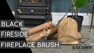 Black Fireside Brush - 51cm