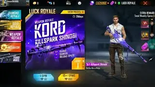 Weapon Royals 🔥KORD killspark shinobi free fire weapon royals new gun skin...