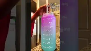 My New Favorite Temu $6 2 Liter Water Bottle #asmrsounds #temufinds