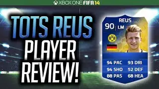TEAM OF THE SEASON REUS (90) PLAYER REVIEW! FIFA 14 ULTIMATE TEAM!