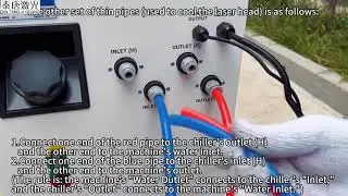 teaching video of simple installation and operation for enclosed fiber laser metal cutting machine