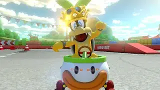 Mario Kart 8 Deluxe - Shine Thief - Iggy Gameplay