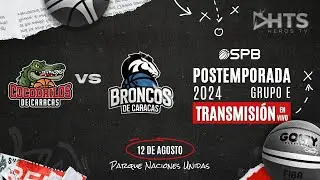 COCODRILOS de Caracas VS BRONCOS de Caracas - JUEGO 7* - EN VIVO - SPB POSTEMPORADA 2024