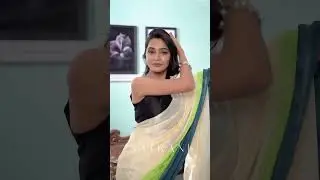 Siril Ready to Wear Dyed, Solid/Plain Bollywood Chiffon Saree  (Multicolor)