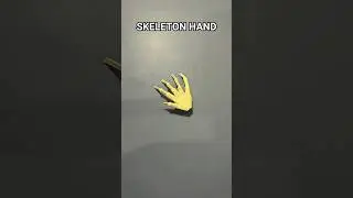 Skeleton hand origami tutorial| how to make skeleton hand origami