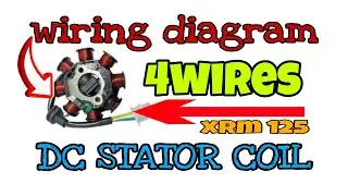 DC TYPE STATOR COIL/WIRING DIAGRAM 4 WIRES (DIY)