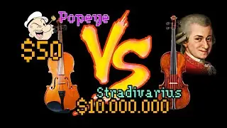 Violin BARATO VS Violin Stradivarius CARO // CHEAP $50 Violin beats EXPENSIVE $10M Stradivarius??