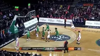 Νταρουσάφακα - Ολυμπιακός 79-75 Highlights Euroleague 15η αγ. {27.12.2018}
