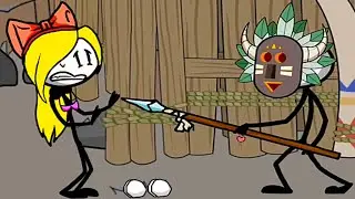 Rescue the Lover - Henry Stickman Story - Level 21-25 Solution - NOOB Vs PRO Gameplay Walkthrough HD