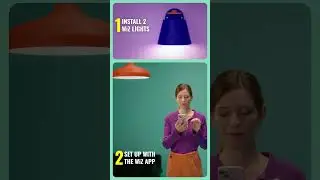 Set up SpaceSense&trade; in just 3 steps through the WiZ App📲 #WiZConnected #ItsSpaceSense #SmartLighting