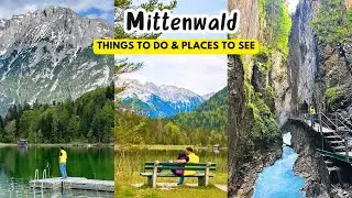 Day trip from Munich to Mittenwald, Bavaria, Germany | Ferchensee, Lautersee & Leutasch Gorge