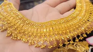সোনার ১২ আনা হতে বিয়ের নেকলেস পাপড়ি জুয়েলার্স/gold Necklace