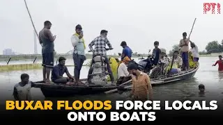 Flood chaos in Buxar: Highway under water, villages cut off as locals rely on boats for survival