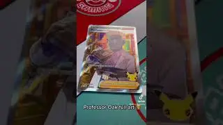 Professor Oak full art from Pok&eacute;mon Celebrations! #PokemonTCG #Pokemon25