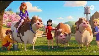 Betty Cooper Daphne Blake Velma Dinkley Veronica Lodge And 3 Cows
