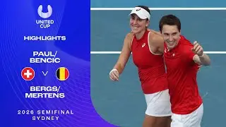 Paul/Bencic v Bergs/Mertens Highlights | United Cup 2026 Semifinal