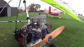 Microlight SSDR Ace easy riser with Touch wing and Simonini mini 3 engine