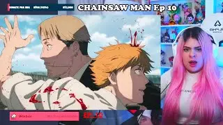 Mariana Alpha - DENJI E POWER VS KISHIBE | DEMÔNIO DO FUTURO! CHAINSAW MAN Ep 10 [REACT]