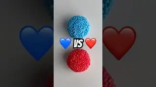 ❤️+💙 Sticky Foam Mash Up #asmr #satisfying #short #relaxing #sensoryplay #sticky