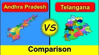 Andhra Pradesh Vs Telangana -Full State Comparison 2024|Telangana Vs Andhra Pradesh State Comparison