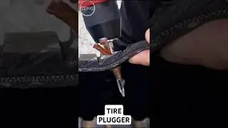 How a Tire Plug Repair Kit Works #tirerepair #tirepatching #tireplug #tiremaintenance #trending
