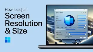 Windows 11 - How To Adjust Screen Resolution & Size