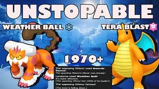 WEATHER BALL + TERA FAIRY DESTROY HIGH LADDER | GEN 9 OU 1972+