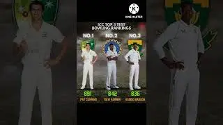 ICC TOP 3 TEST BOWLING RANKINGS