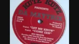 Da Matrix....Let Me Know...Old School Jungle