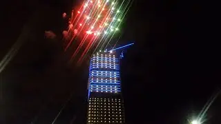 Bahria Icon Tower Aerial View | Underpasses And Flyover | Fireworks
