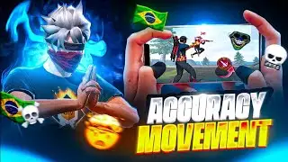 HOW TO INCREASE ACCURACY + MOVEMENT 😳 LIKE BRAZILIAN PLAYERS 🇧🇷 IN FREE FIRE / FREE FIRE ACCURACY 🤯
