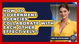 How Do Government Agencies Collaborate With Each Other Effectively? - Inside the Executive Branch