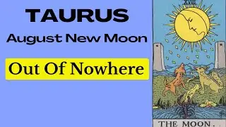 Taurus A Shocking Surprise Of Abundance Appears Out Of Nowhere! 🌑 New Moon August 2025 Tarot Reading