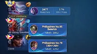 I MET TOP PHILIPPINES LAPU LAPU AND BELERICK | WIN OR LOSE? | Mobile Legends: Bang Bang