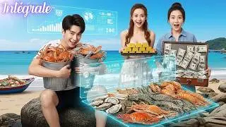 Chômeur active l’œil de vision : voit sous la mer, pêche des fruits de mer précieux