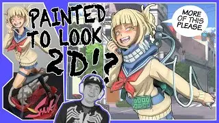 Cell shaded 2d Himiko Toga from MHA by Takara Tomy and Bell fine, In-depth Figure review