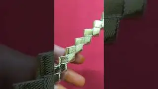 gota patti lace making | how to make gota lace | gota lace making #shorts