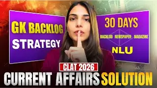 Can You Really Cover 1 Year GK Backlog in 30 Days? CLAT 2026 GK Strategy That Actually Works!