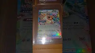 The Eevee Ex Prismatic Evolutions #pokemoncards #tcgpokemon #tradingcards #eeveeevolutions #hobby