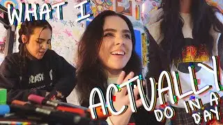 day in my life working from home 🛋️🎨 art supply haul, how I make my tiktoks & my 2026 goals