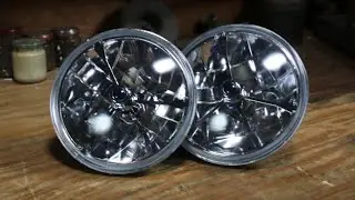 Speedway 7 Inch Tri-Bar Headlights