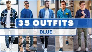 35 Ways to Style Blue Colour In Spring 2023 | Men's Fashion